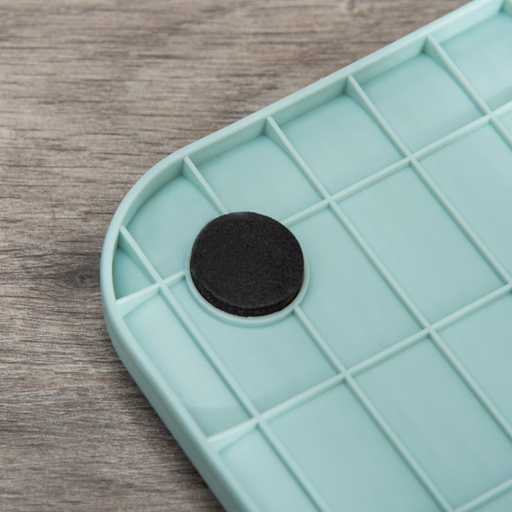 Kattebakke med låg, kattebakke og kattemåtte, grøn, 43 x 44 x 47 cm