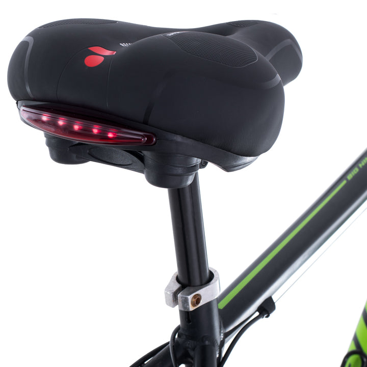 L-BRNO Sports cykelsadel komfortabel skum fleksibel LED-lys