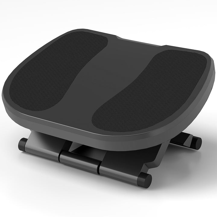 Fodstøtt, højdejusterbar, vipbar 0-30°, grå