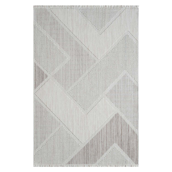 Tæppe Lindo 8877 beige, grøn 140X200