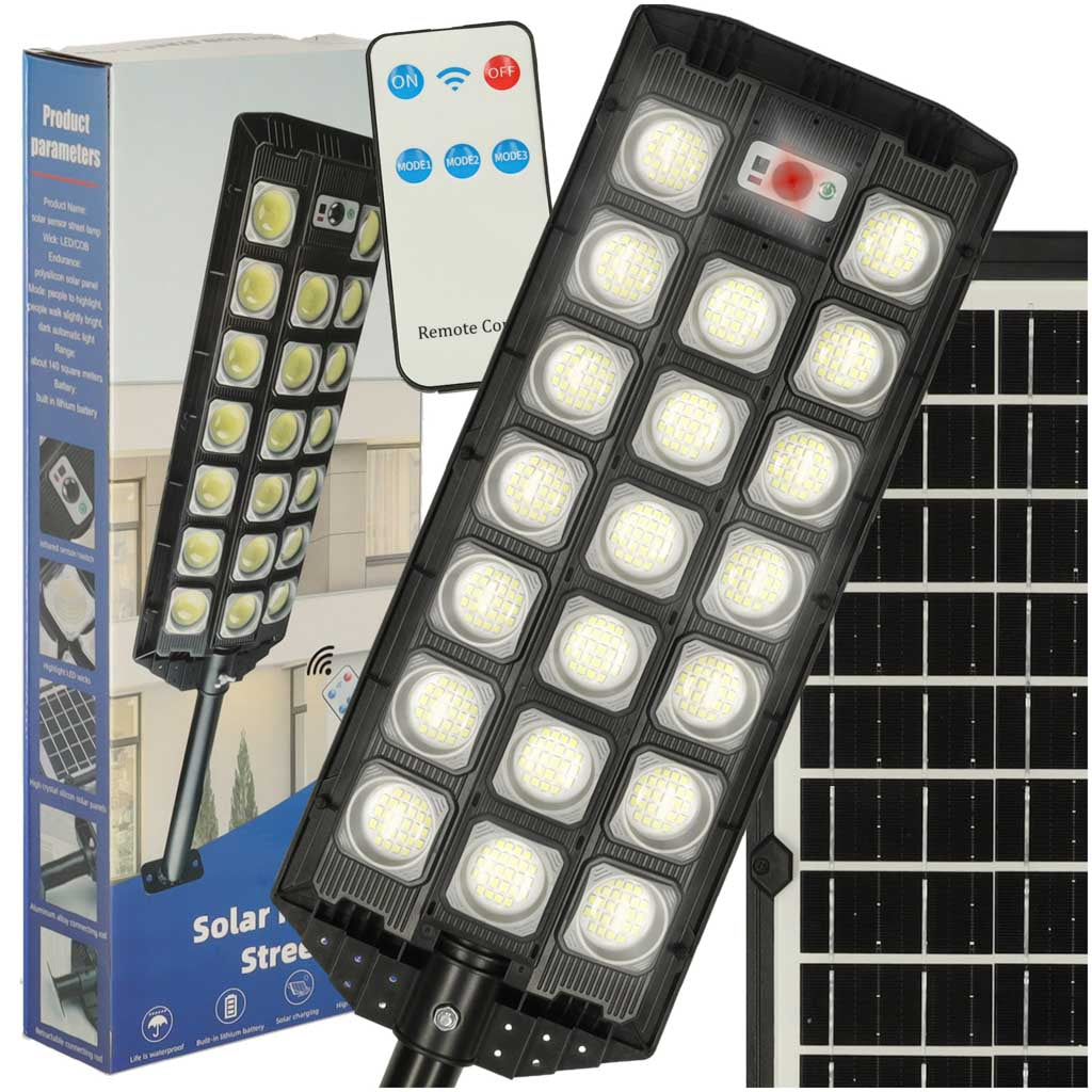 LED solcelledrevet udendørs halogen lanternelampe