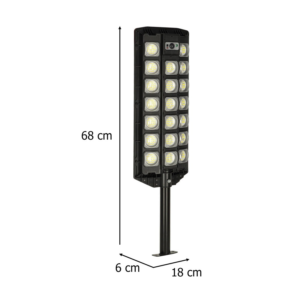 LED solcelledrevet udendørs halogen lanternelampe