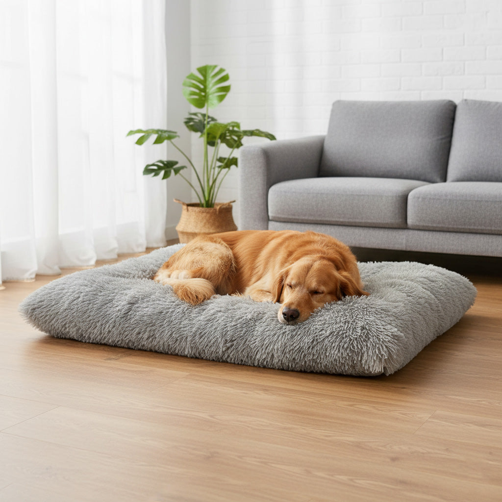 Hundeseng XXL grå 110x75cm