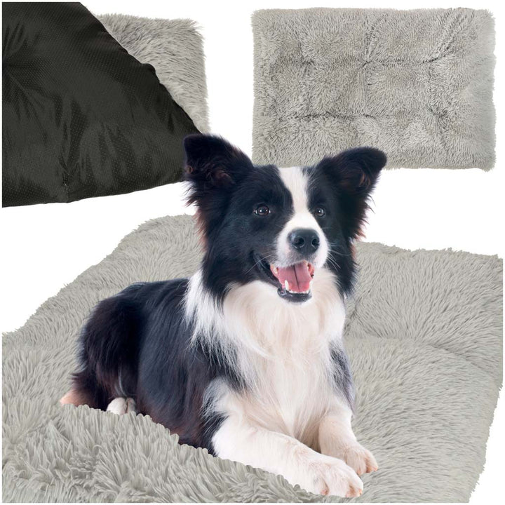 Hundeseng XXL grå 110x75cm