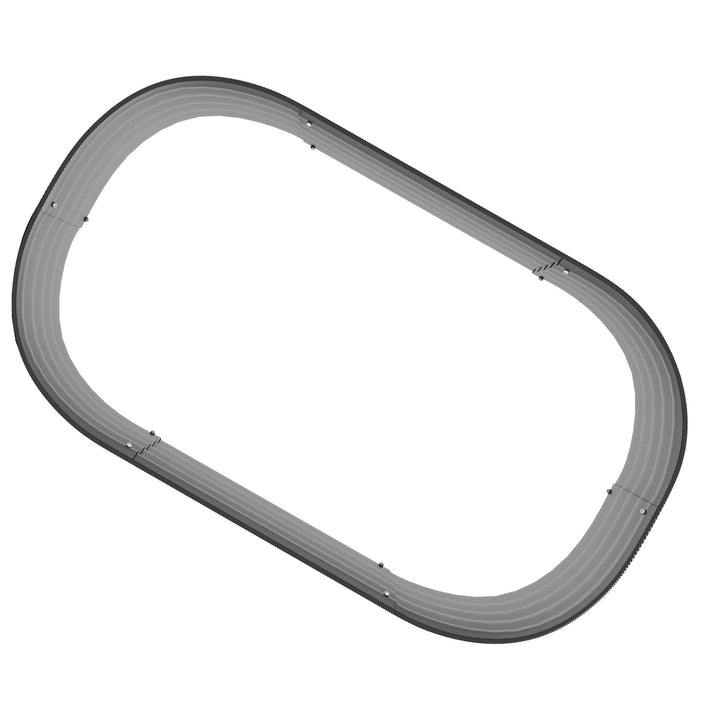 Højbed plantebed modulært højbed, vejrbestandigt, åbent gulv, 105 x 62 x 30 cm, sølv