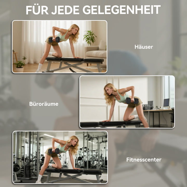 Håndvægt, 35 kg håndvægt, vægtstang, vægt, skridsikkert greb, sort + sølv