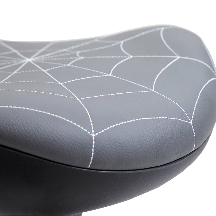 Kontorstol med drejefunktion, ergonomisk stol, højdejusterbar 65,5-83,5 cm, 120° hældning, grå