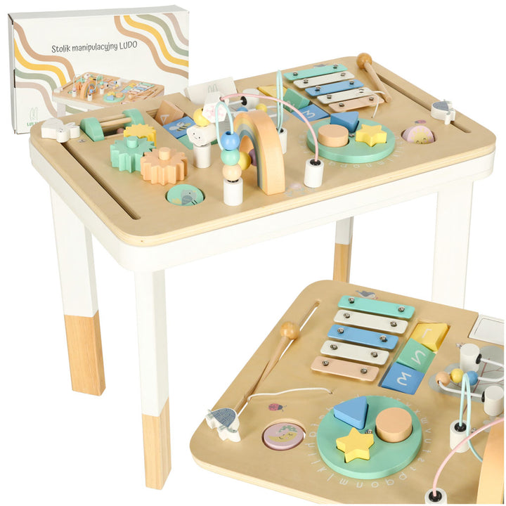 Lulilo Farverigt Montessori manipulationsbord