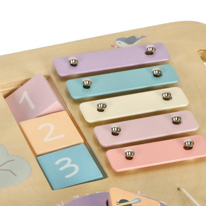 Lulilo montessori manipulationsbord i pastel