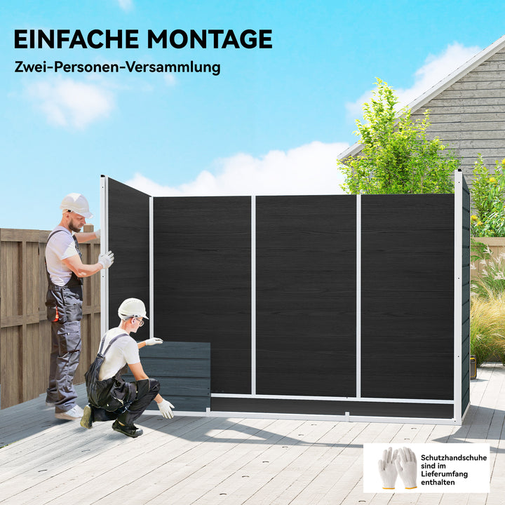 Haveskur 3,2m², redskabsskur med luttag, 303x123x197cm med vindue, aflåselig dør, ventilationsåbning, gulv