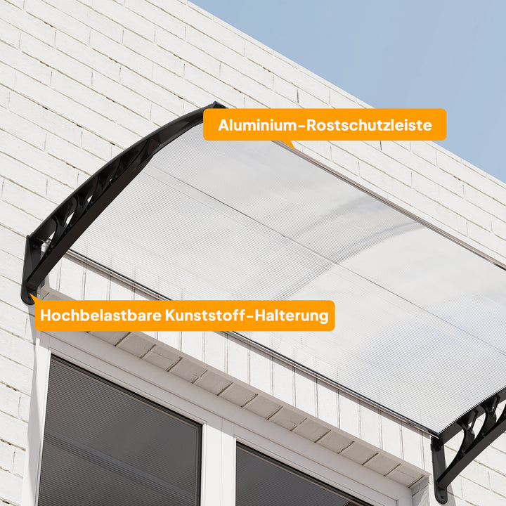 Baldakin, uv-bestandig, vandafvisende, 90x150x25cm, hvid