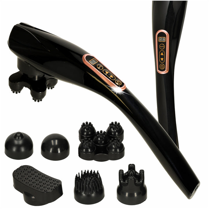 Ryg, krop, nakke, vibrationsmassager, sort