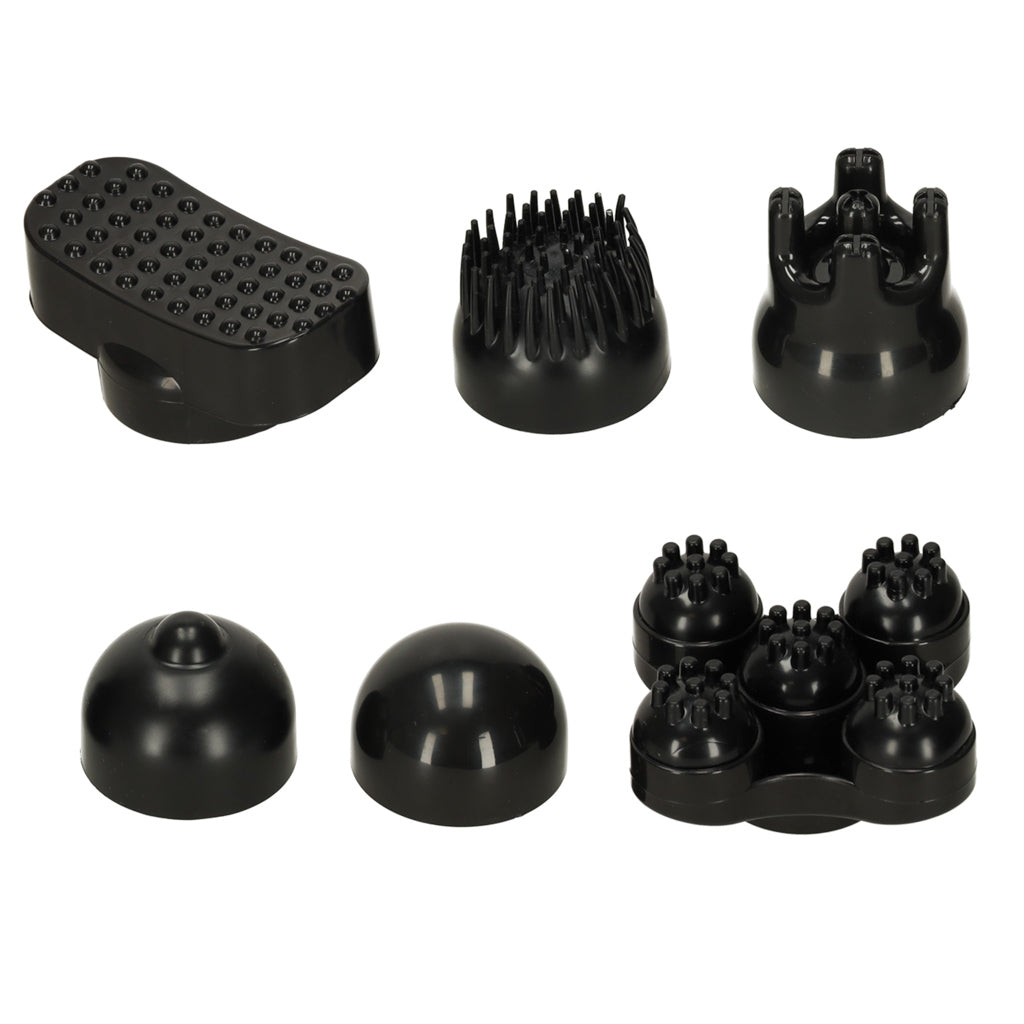 Ryg, krop, nakke, vibrationsmassager, sort