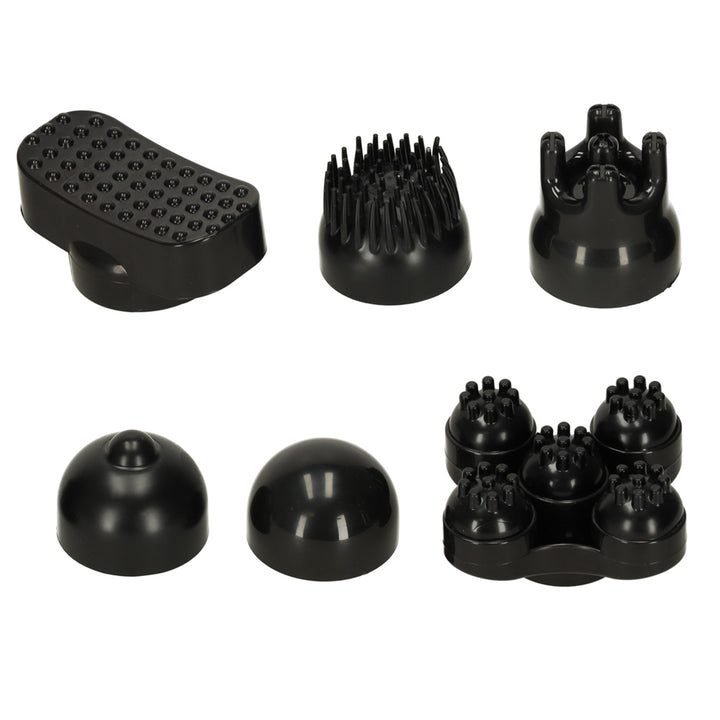 Ryg, krop, nakke, vibrationsmassager, sort