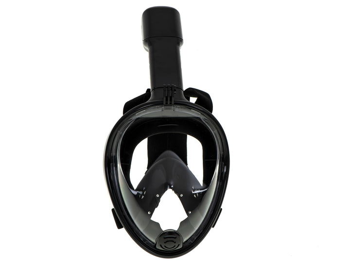 Fuldt foldbar snorkelmaske L/XL sort