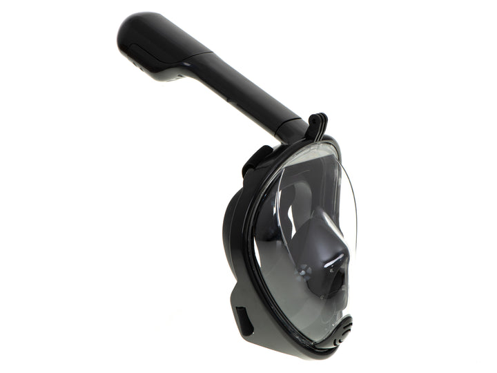 Fuldt foldbar snorkelmaske L/XL sort