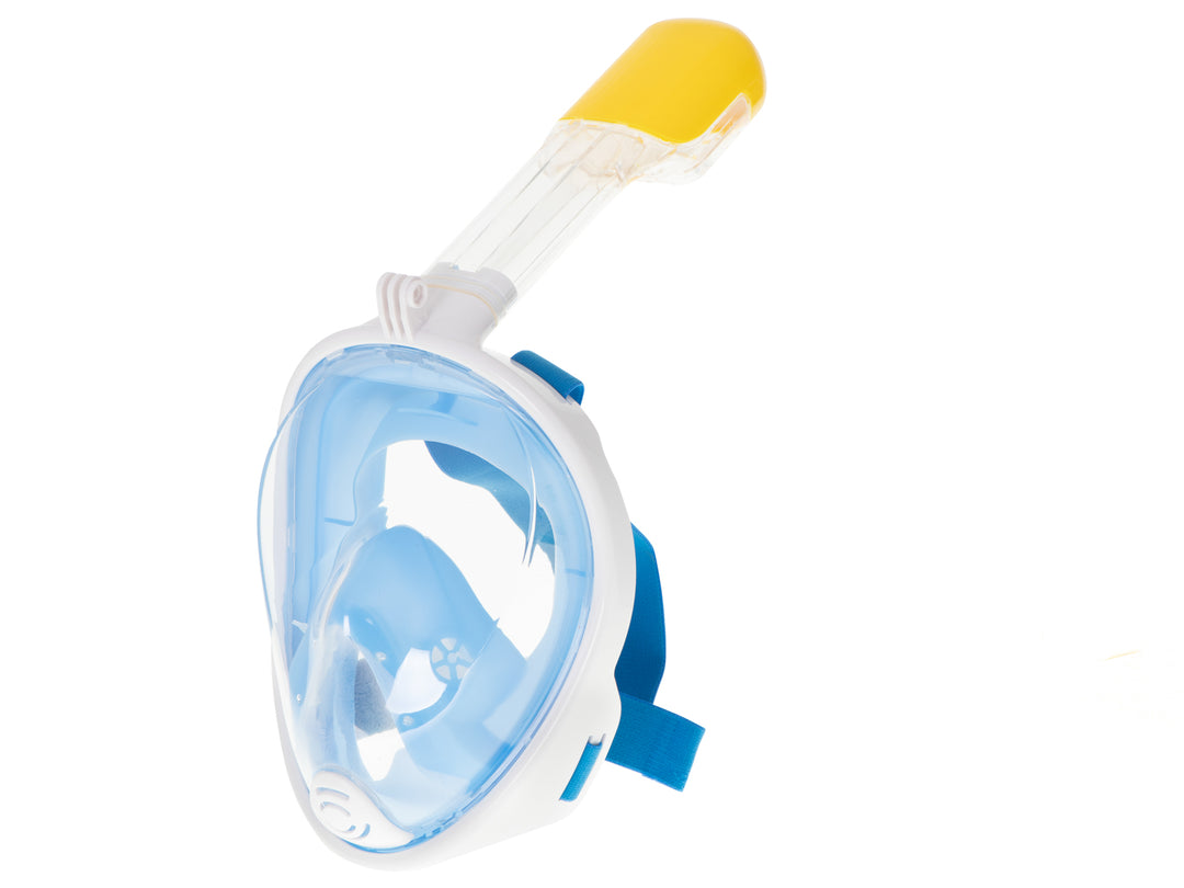 Fuldt foldbar snorkelmaske L/XL blå