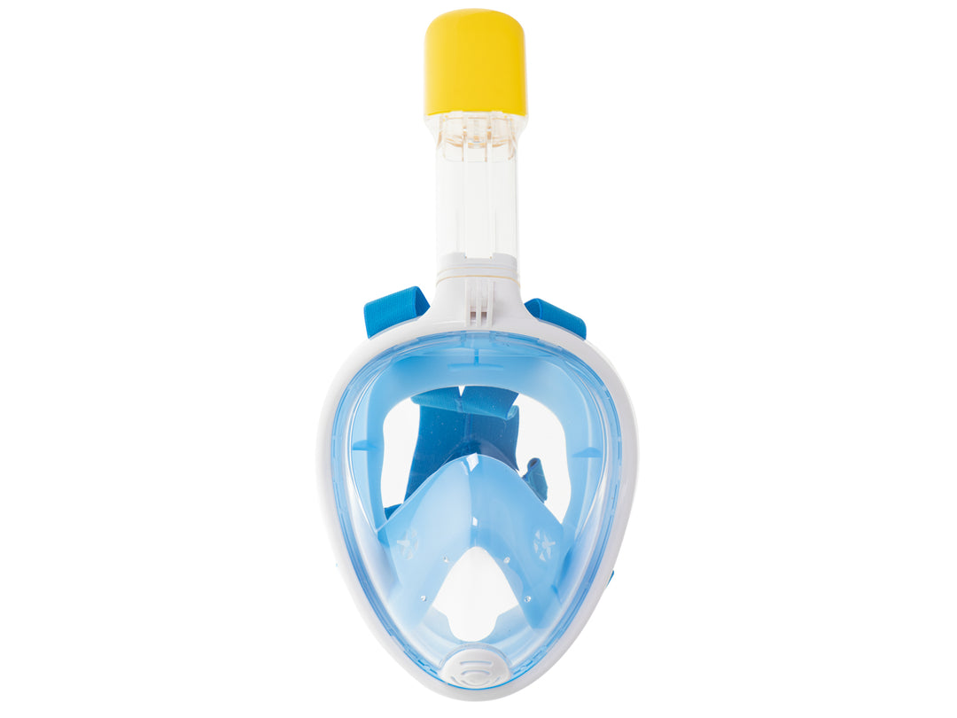 Fuldt foldbar snorkelmaske L/XL blå