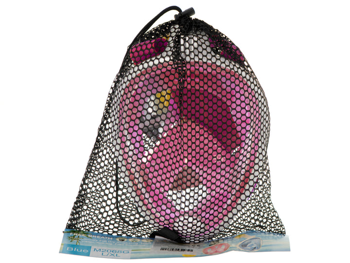 Fuld foldbar snorkelmaske S/M pink
