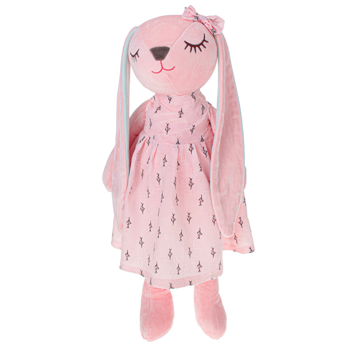 Plys maskot kanin lyserød 52cm