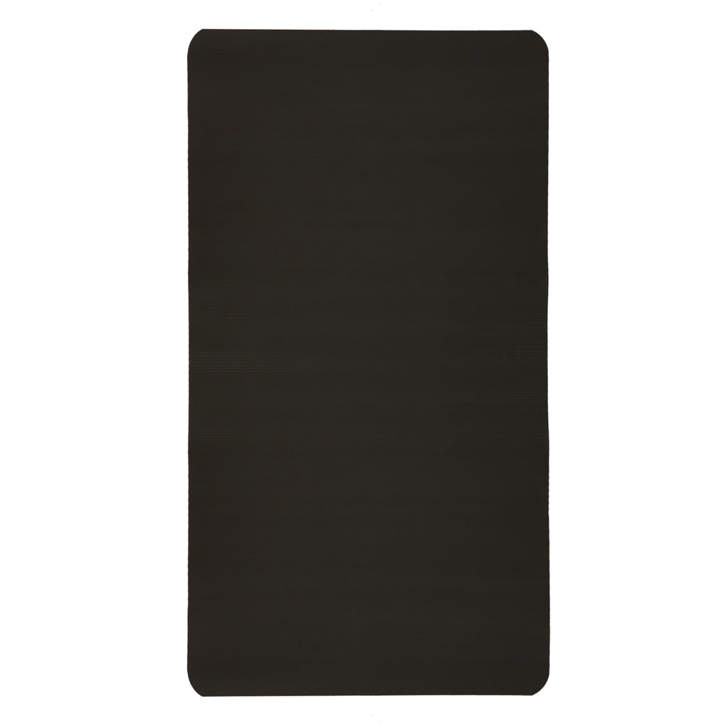 Yoga træningsmåtte tyk 185x80x1,5 cm sort