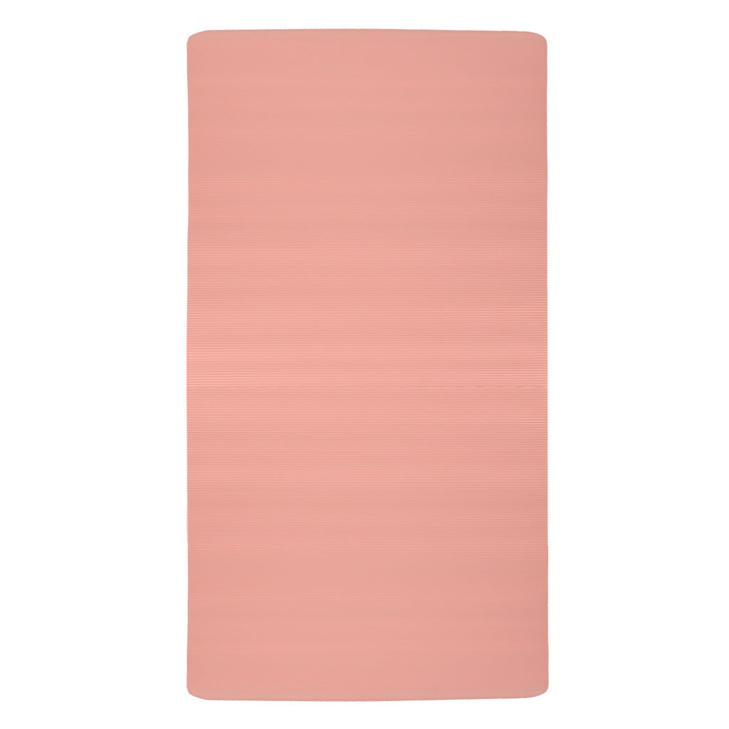 Yoga træningsmåtte gymnastik fitness træning carimata tyk 1,5 cm pink + betræk