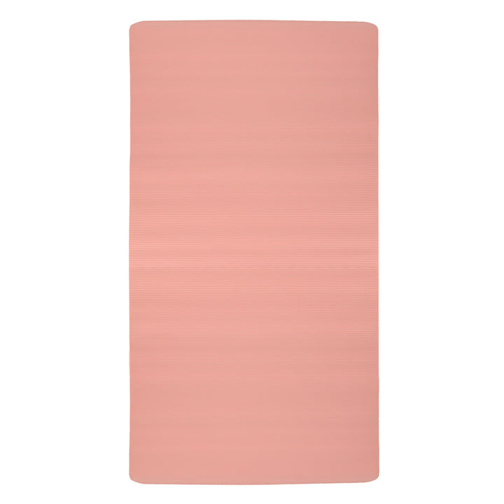 Yoga træningsmåtte gymnastik fitness træning carimata tyk 1,5 cm pink + betræk
