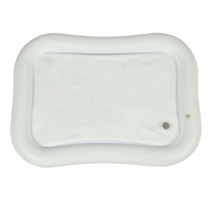 Oppustelig vandmåtte med kontrasterende sorte og hvide mønstre 65 cm x 50 cm