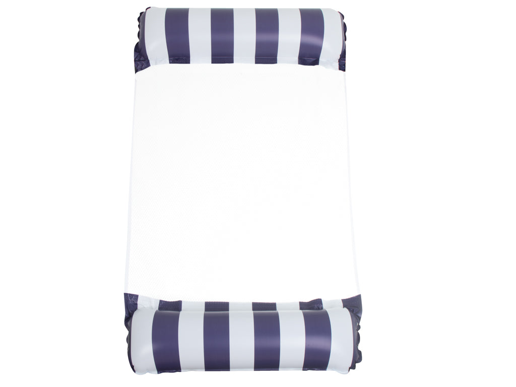 Oppustelig madras til svømmestol 120x70cm marineblå