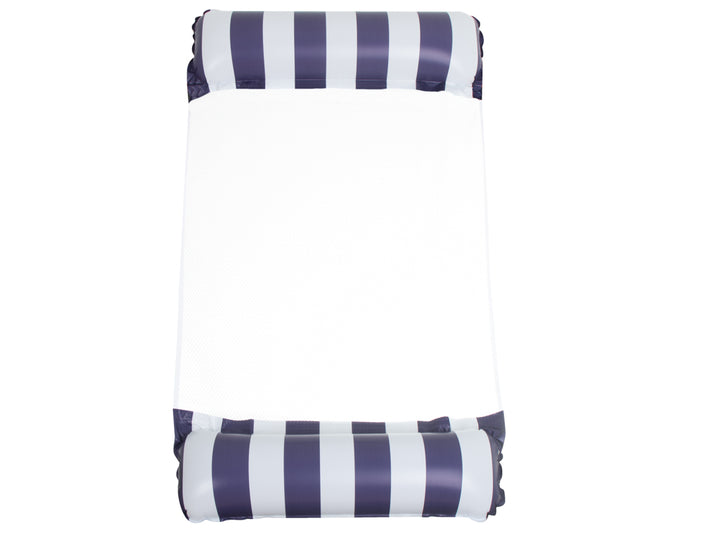 Oppustelig madras til svømmestol 120x70cm marineblå