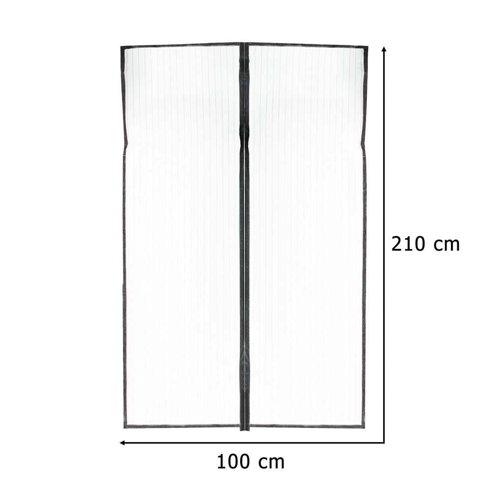Myggenet magnetisk LUARO til dør solid stærk magnet 100x210cm