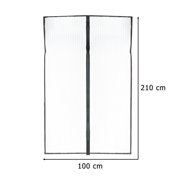 Myggenet magnetisk LUARO til dør solid stærk magnet 100x210cm