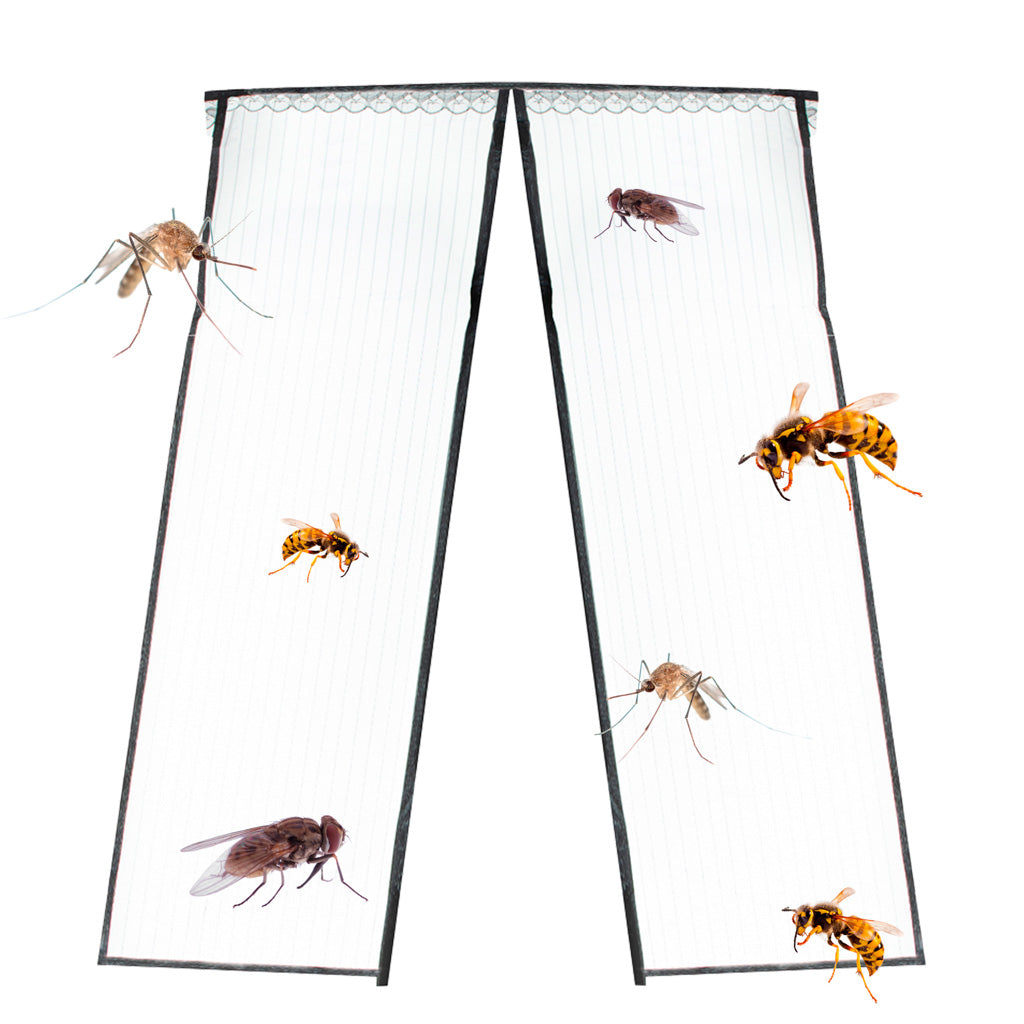 Magnetisk myggenet til døren 100x210cm