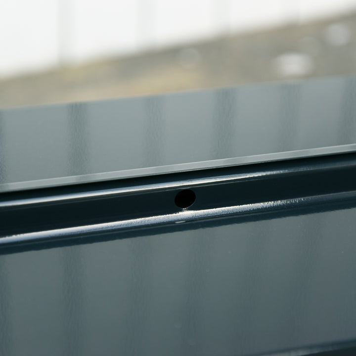 Værktøjskuffert værktøjskasse 5 rum foldbar stål (spcc) mørkegrøn 56 x 20 x 41 cm