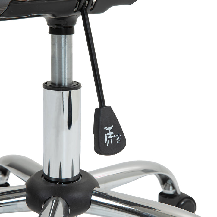 Hjemmekontorstol, ergonomisk skrivebordsstol med vippefunktion, teddy velvet look, 56 x 61 x 86 cm, grå