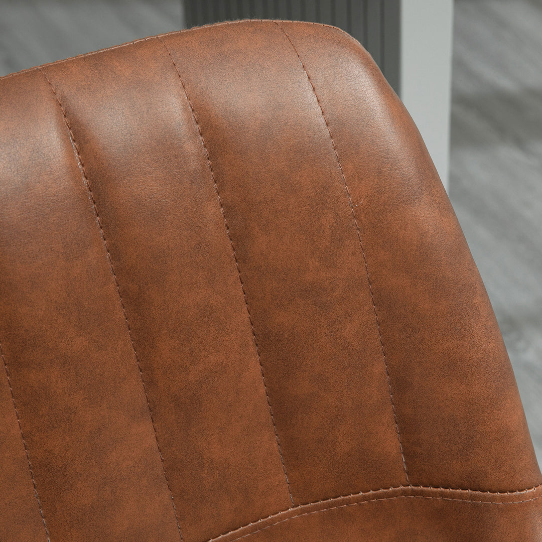 Barstolsæt med 2 i retrodesign, med fodstøtte, højdejusterbar, 43 cm x 49,5 cm x 111 cm