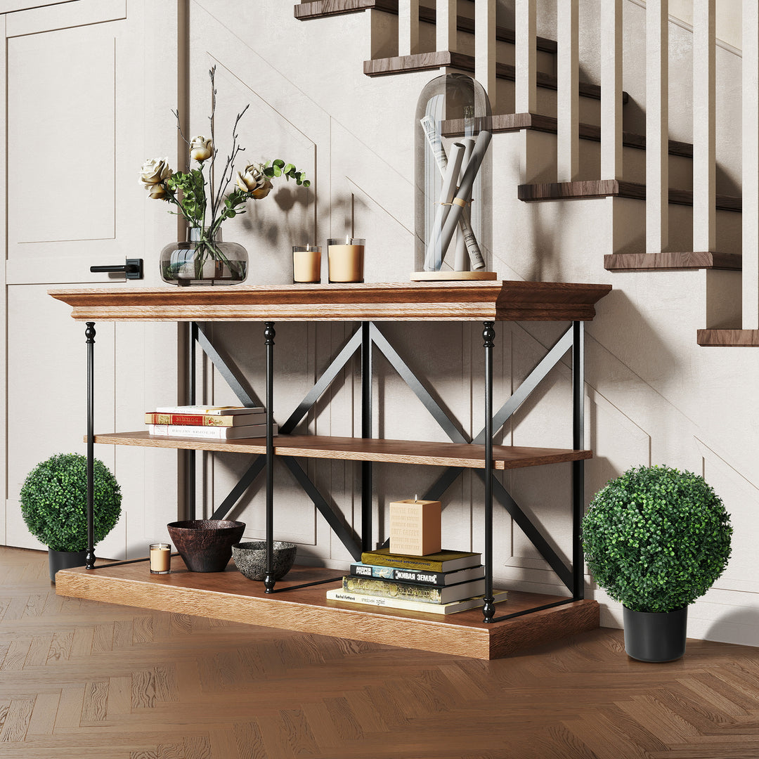 Kunstig buksbomplante, kugleformet, 52x40 cm, grøn