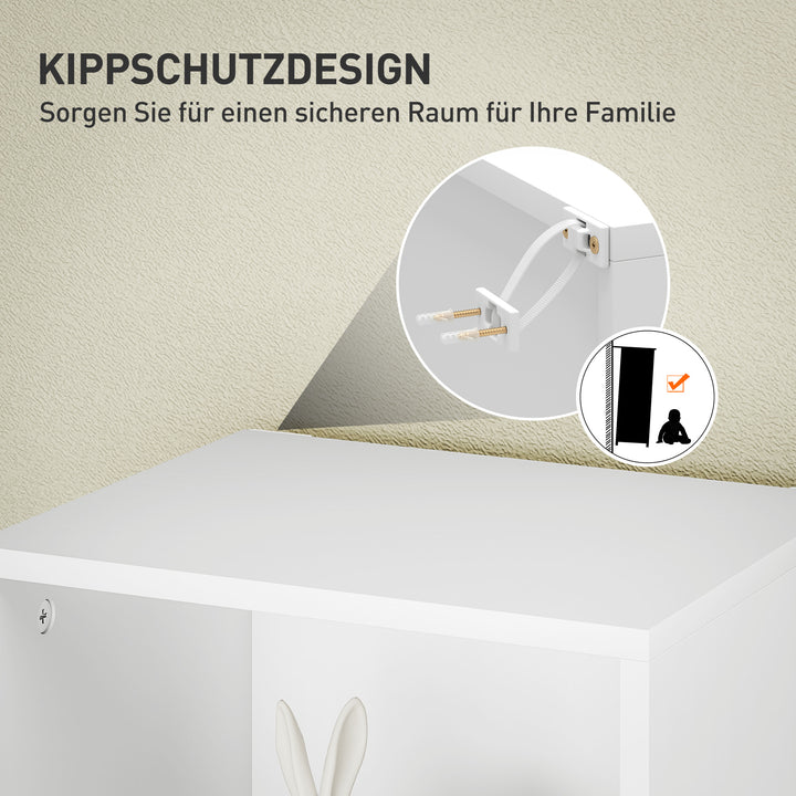 Bogreol, 5 rum, justerbare hylder, træ, 30 x 24 x 133,5 cm, hvid