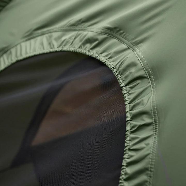 4-i-1 campingtelt til 2 personer i grøn (193 x 145 x 185 cm)