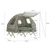 2-personers solbeskyttet telt, 5-i-1 Campingløsning - Perfekt til Udeaktiviteter!