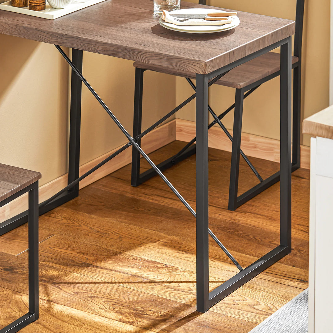 Barbordssæt i vintage-look, brun