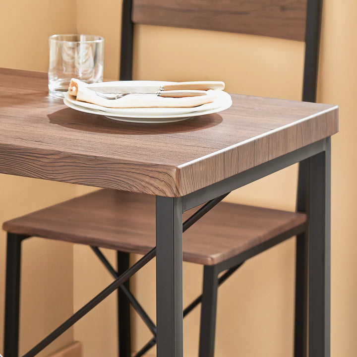 Barbordssæt i vintage-look, brun