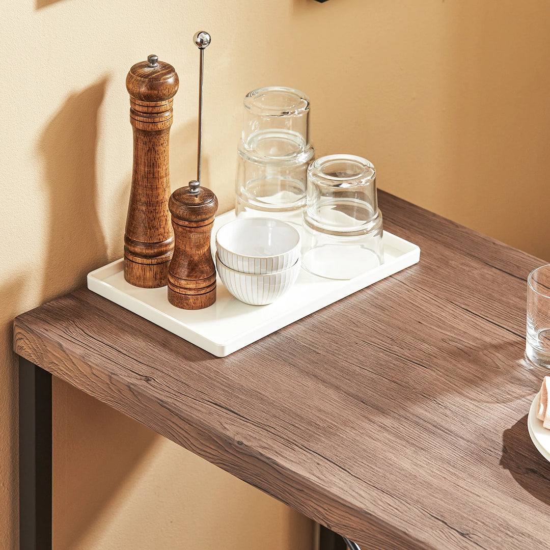 Barbordssæt i vintage-look, brun