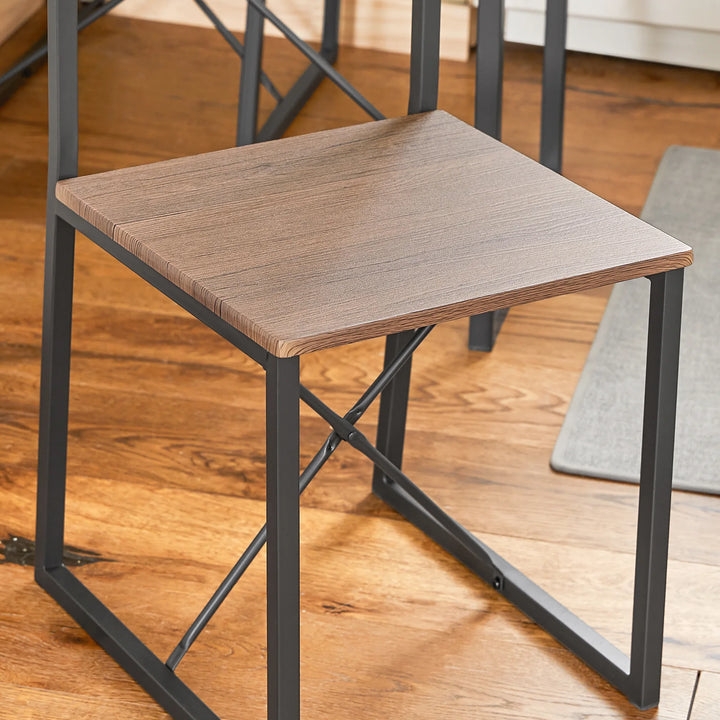 Barbordssæt i vintage-look, brun