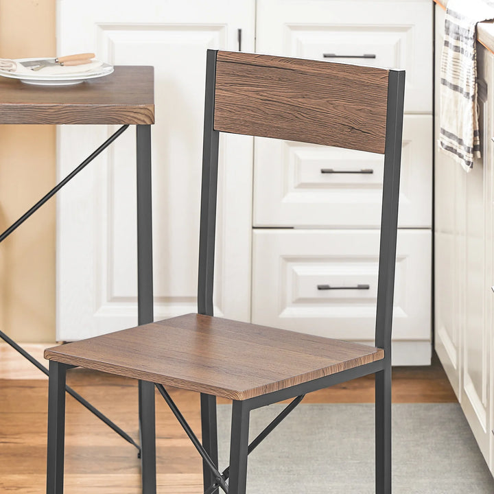 Barbordssæt i vintage-look, brun