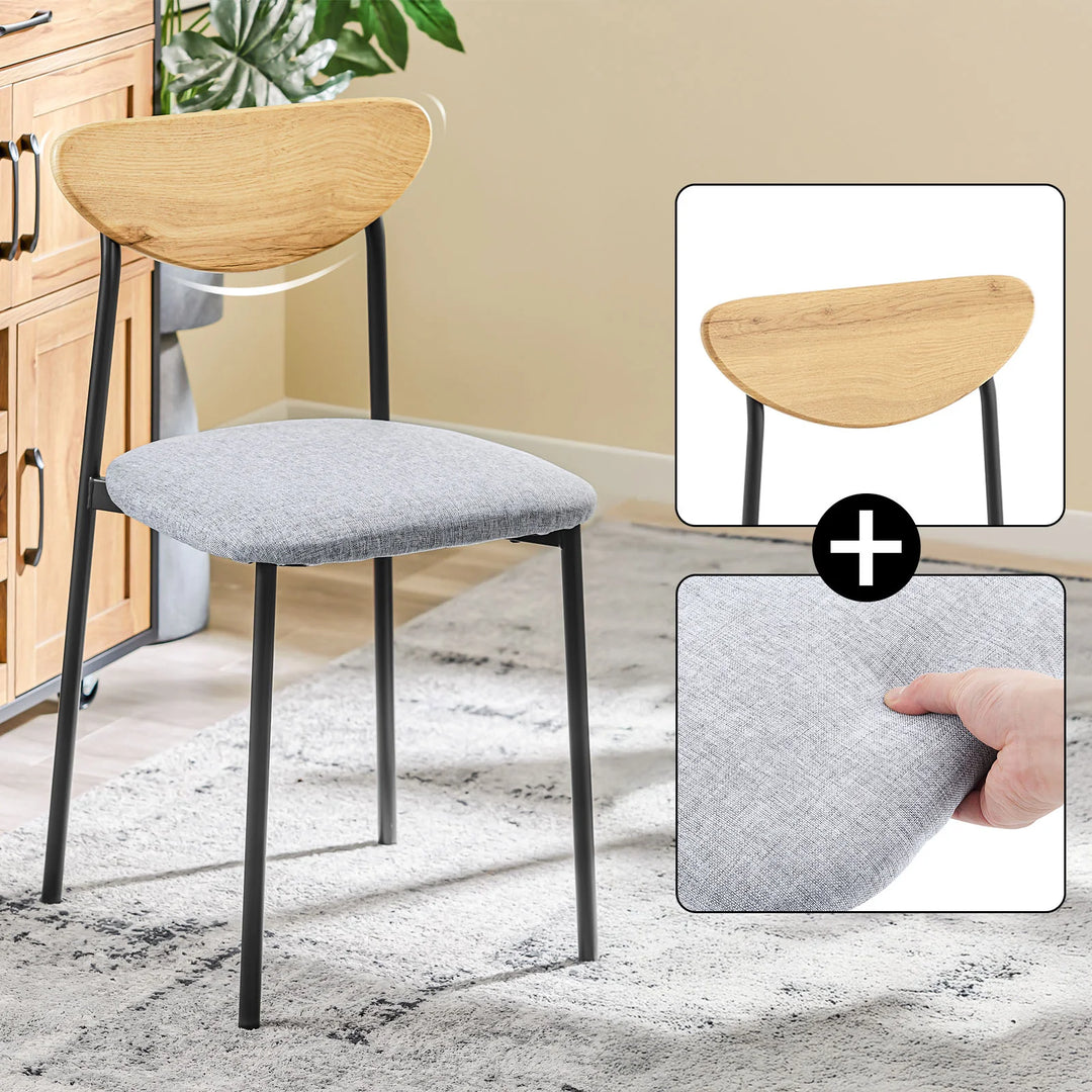 Elegant spisebordssæt til 4 personer – perfekt til små rum