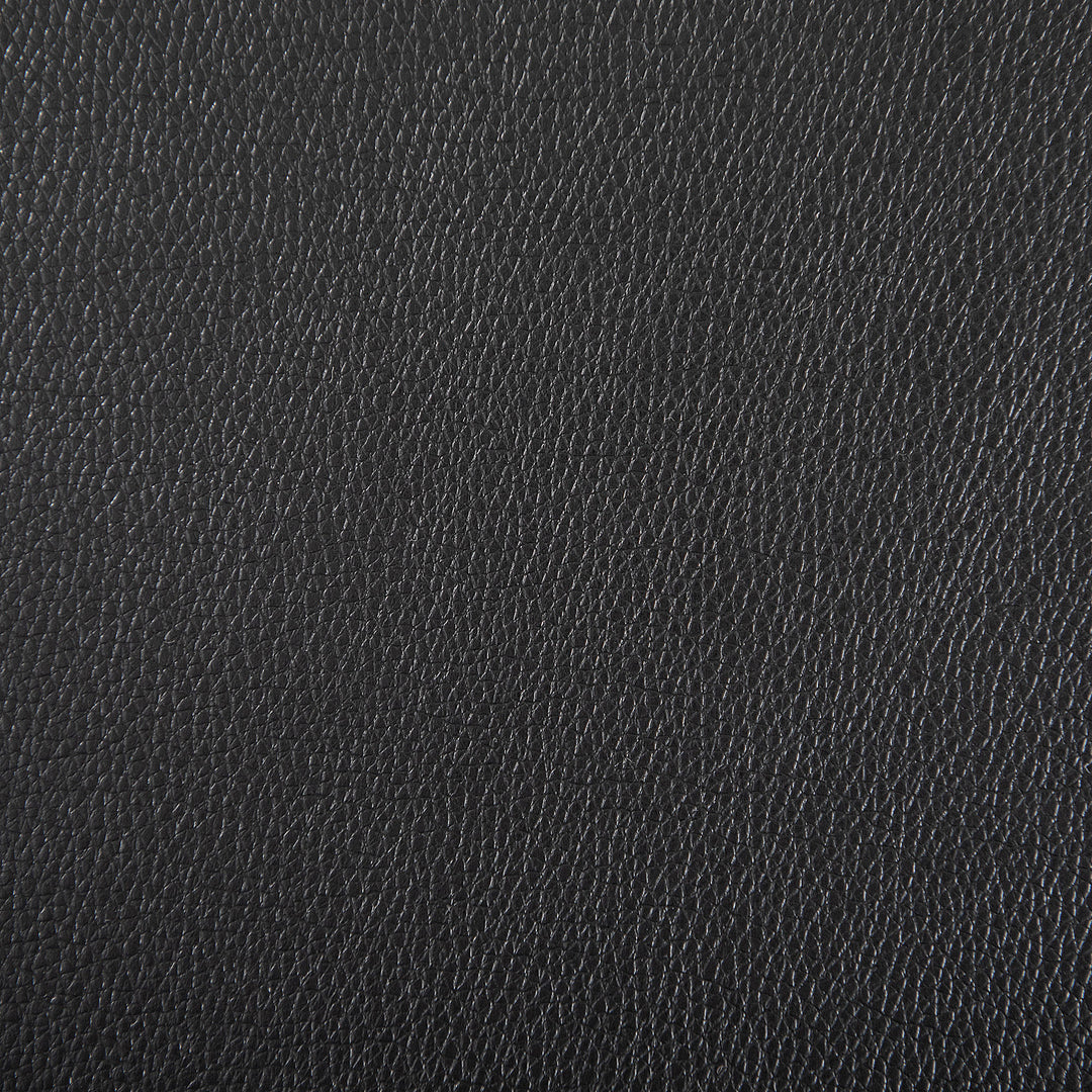 Klaverbænk, højdejusterbar klaverstol, elegant højglans, kunstlæder + gummitræ, sort, 63 x 33 x 56 cm