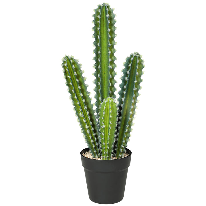 Kunstig kaktusplante, 53 cm, kunstige planter i potte til hjemmet, kontoret