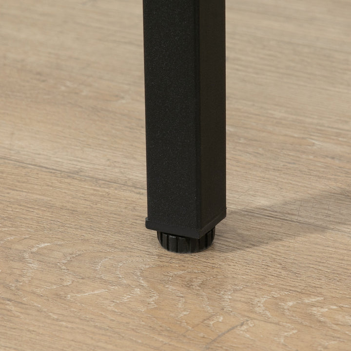 3-Delt industrielt barbordsæt, 1 bord, 2 skamler, sort + natur