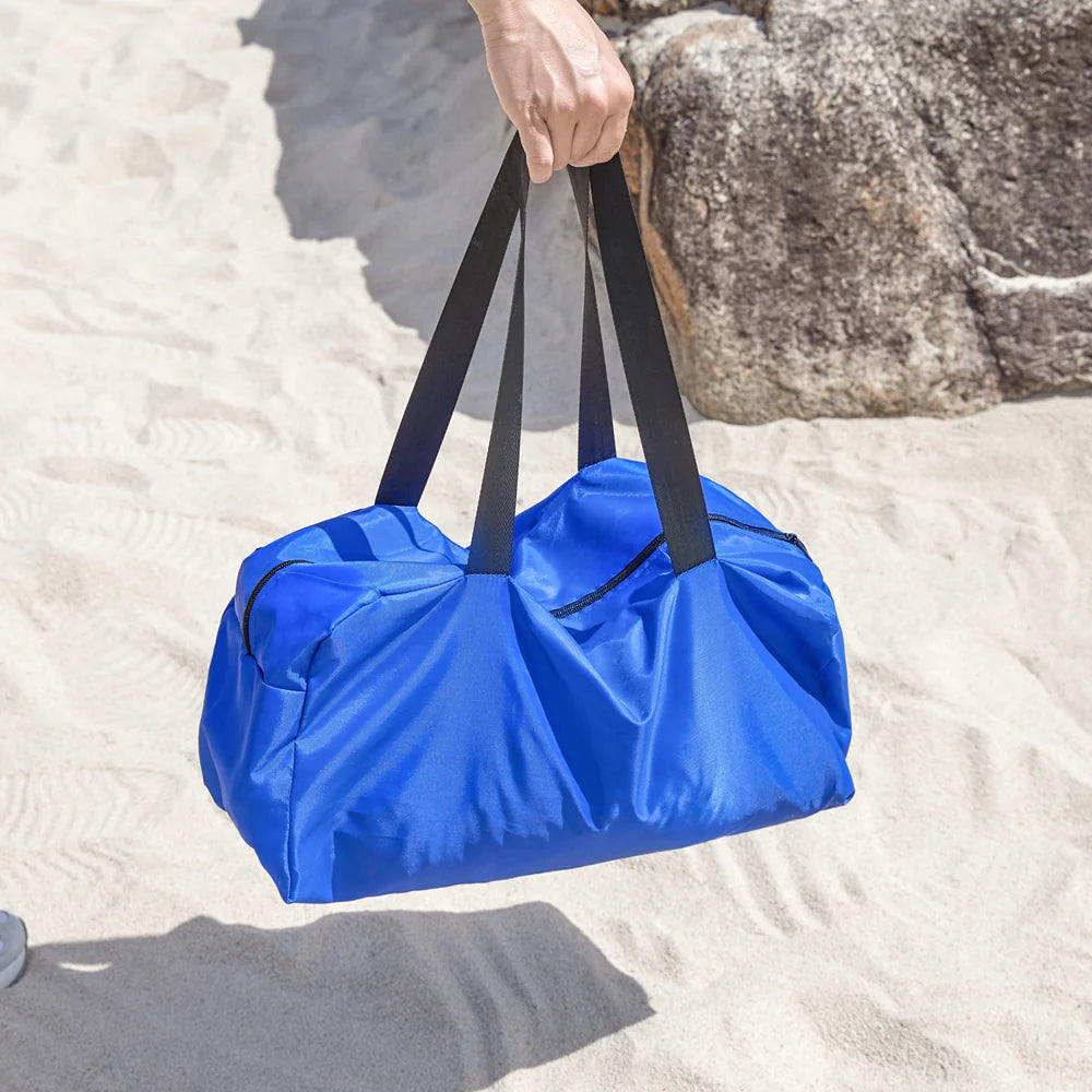 Strandtelt - Perfekt til Solbeskyttelse på Stranden, UPF 30+, blå